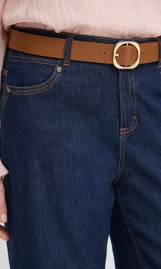 Ζώνη Λεπτή Cognac