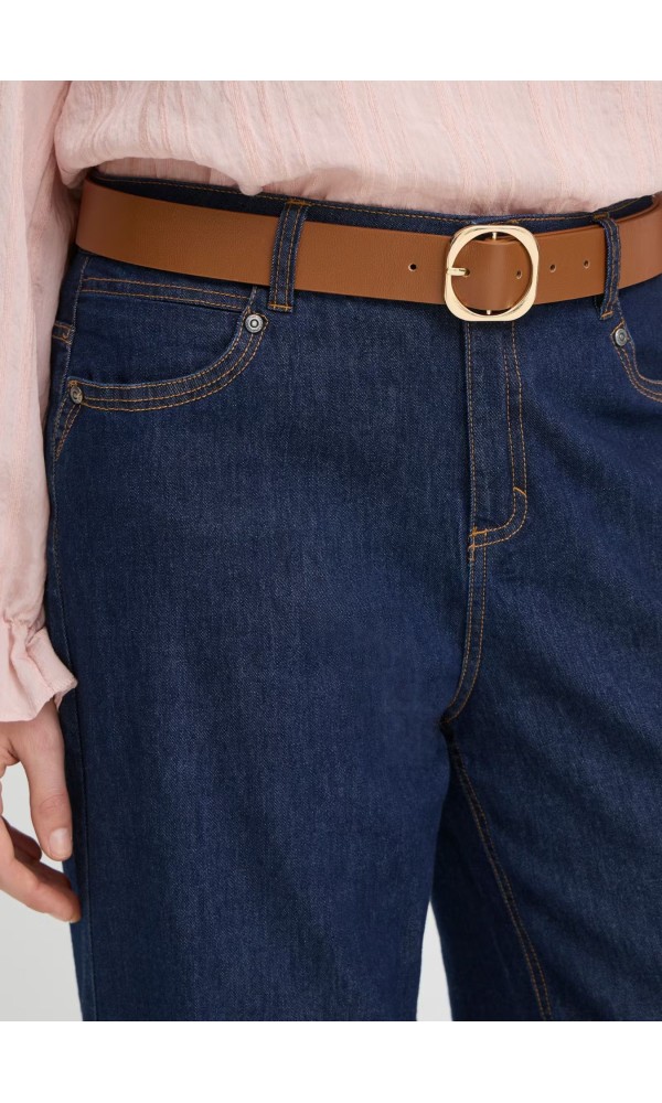 Ζώνη Λεπτή Cognac