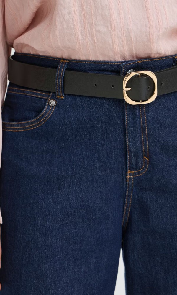 Ζώνη Λεπτή Μαύρη