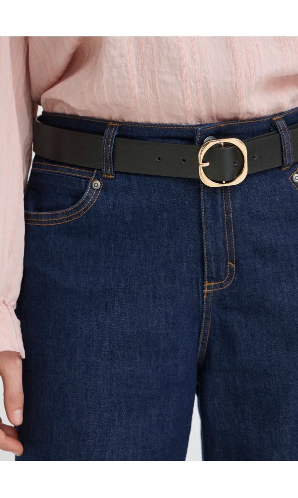 Ζώνη Λεπτή Μαύρη