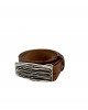 Leather Handmade Belt Thin in Tampa Color
