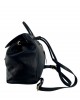 Italian Handmade Leather Backpack Black 697 En