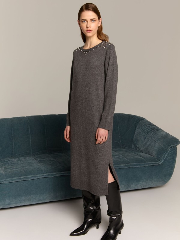 Long Grey Dress Long Grey Dress