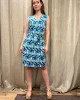 Dress Embrimé Light Blue