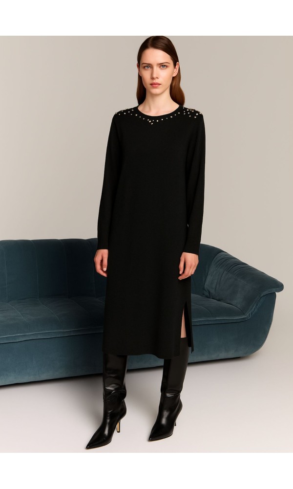 Φόρεμα Μακρύ Μαύρο