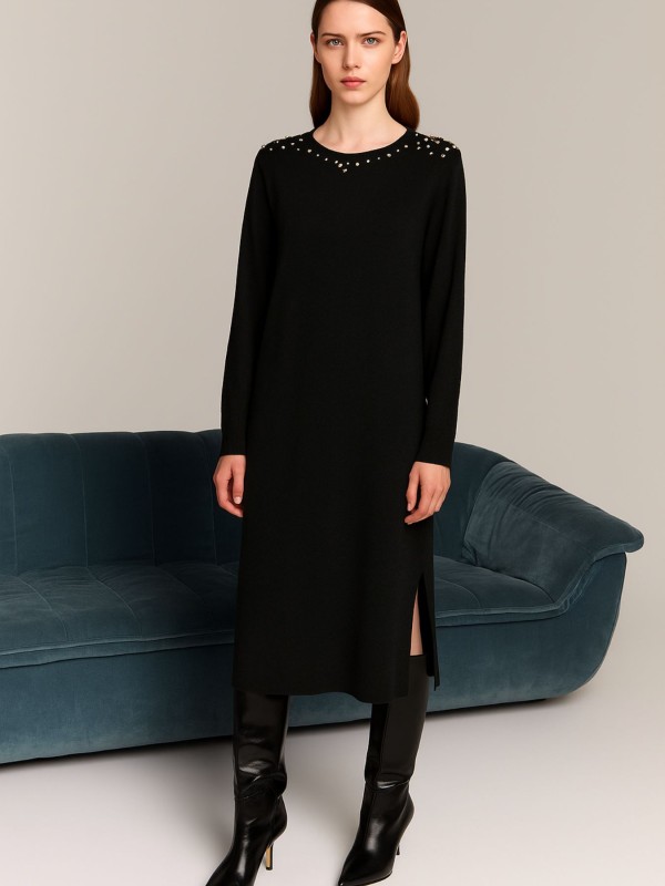 Φόρεμα Μακρύ Μαύρο