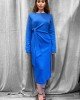 Knitted dress Blue Royal