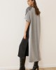Midi Colorblock Dress with Embroidered Details