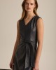 Dress Black Leatherette