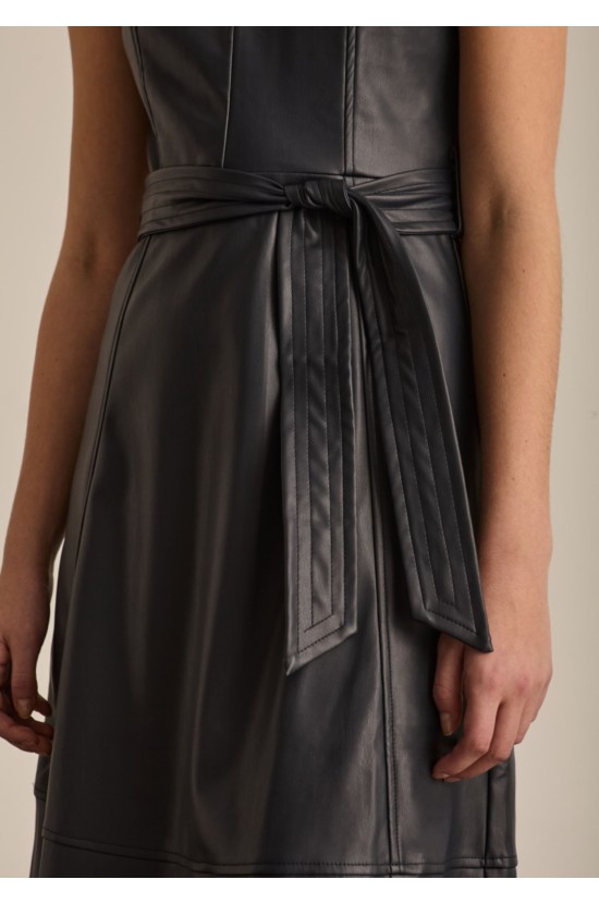 Dress Black Leatherette