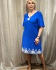 Φόρεμα Με Κέντημα Blue Royal