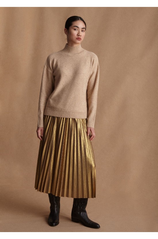 Skirt Pleated Gold 