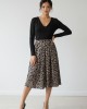 Midi Φούστα Animal Print