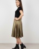 Φούστα Πλισέ Χρυσή 