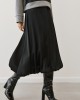 Black Satin Balloon Skirt Black Satin Balloon Skirt