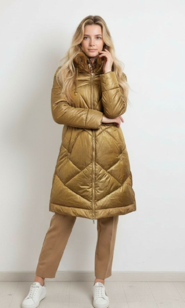 Μπουφάν Μακρύ Camel