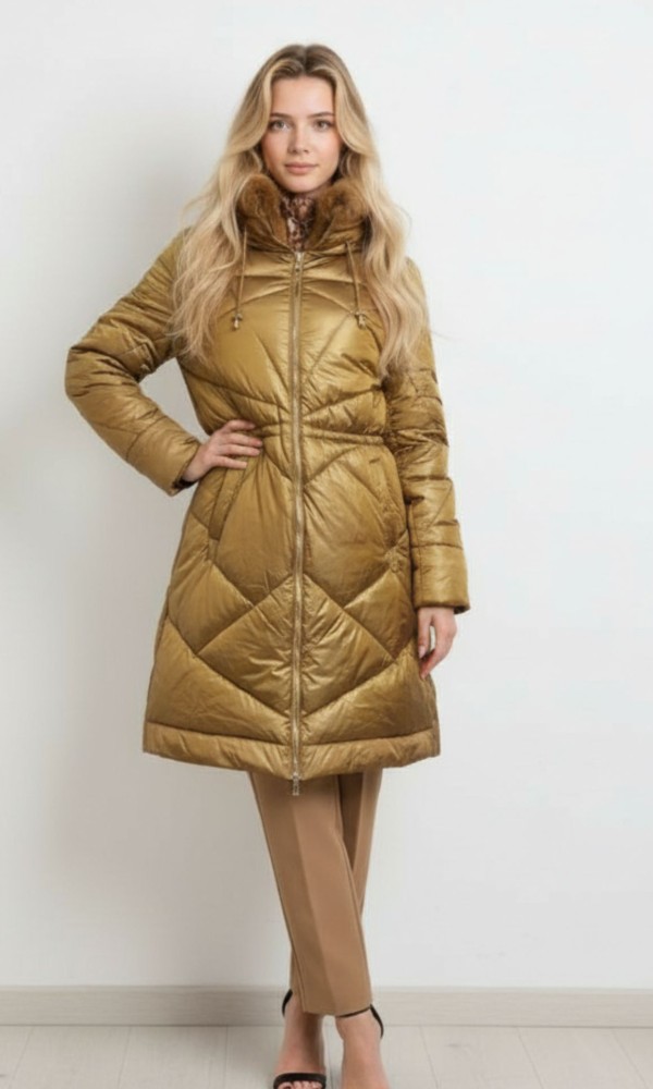 Μπουφάν Μακρύ Camel