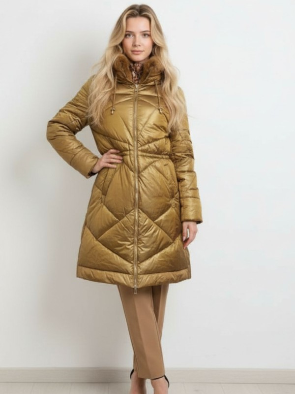 Μπουφάν Μακρύ Camel