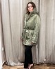 Long Olive Jacket With Fur