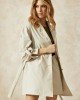 Beige trench coat