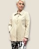 Beige trench coat Beige A-line