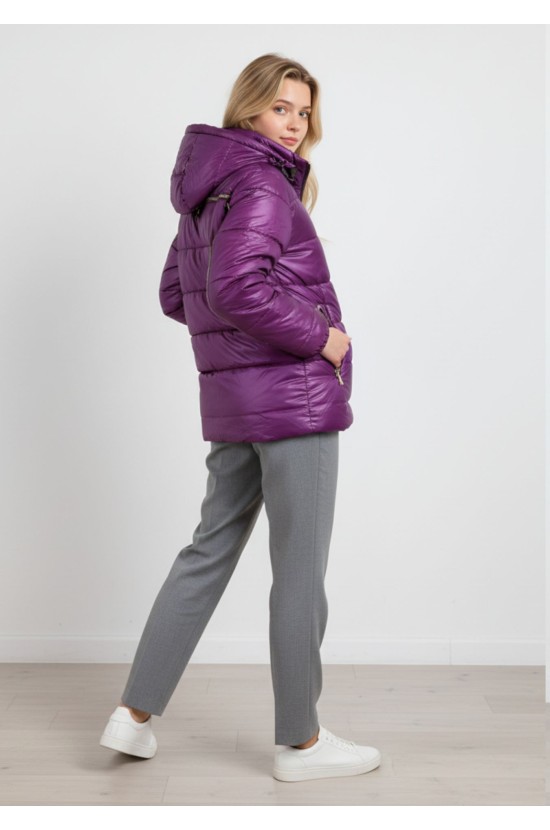 Μπουφάν Μωβ