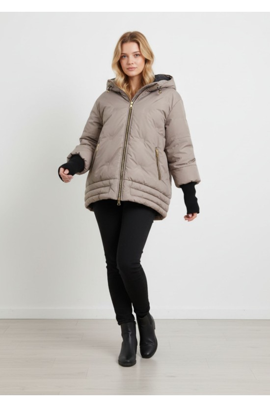 Puff Μπουφάν με Κουκούλα