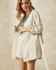 Beige trench coat