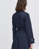 Καμπαρντίνα Με Ζώνη  Navy