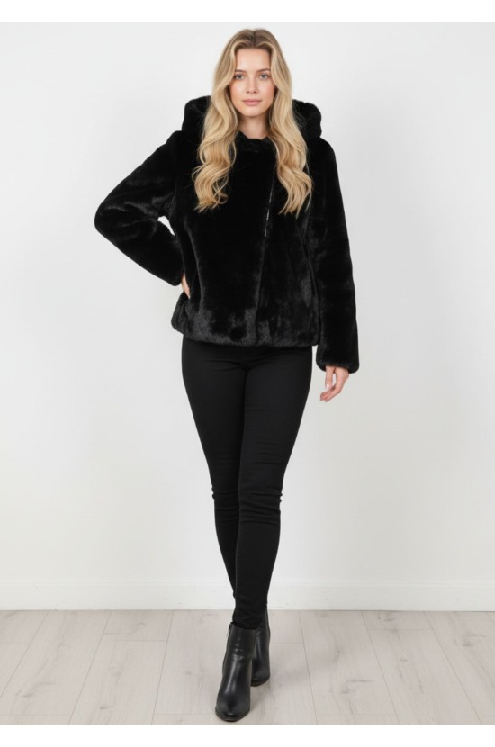 Faux Fur Πανωφόρι 2-σε-1 με Αποσπώμενα Μανίκια Faux Fur Πανωφόρι 2-σε-1 με Αποσπώμενα Μανίκια