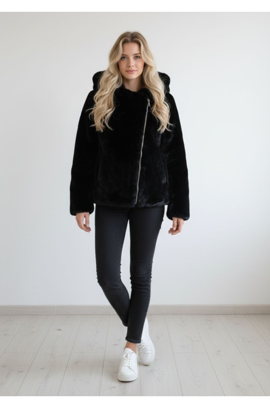 Faux Fur Πανωφόρι 2-σε-1 με Αποσπώμενα Μανίκια Faux Fur Πανωφόρι 2-σε-1 με Αποσπώμενα Μανίκια
