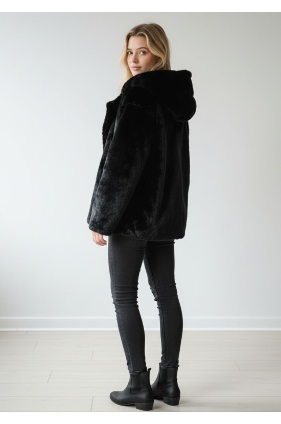 Faux Fur Πανωφόρι 2-σε-1 με Αποσπώμενα Μανίκια Faux Fur Πανωφόρι 2-σε-1 με Αποσπώμενα Μανίκια