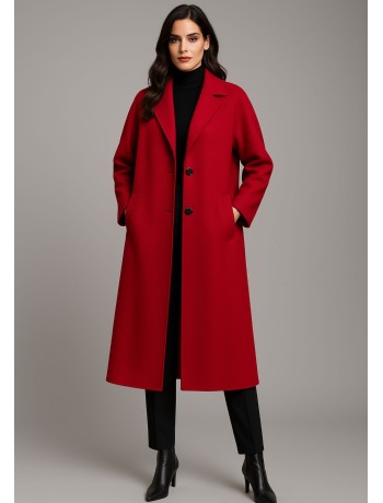 Παλτό Με Ρεγκλάν Μανίκι Και Κλασική Γραμμή