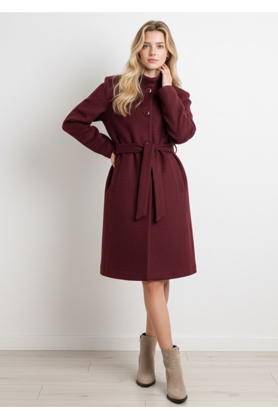 Παλτό Midi Bordeaux Παλτό Midi Bordeaux