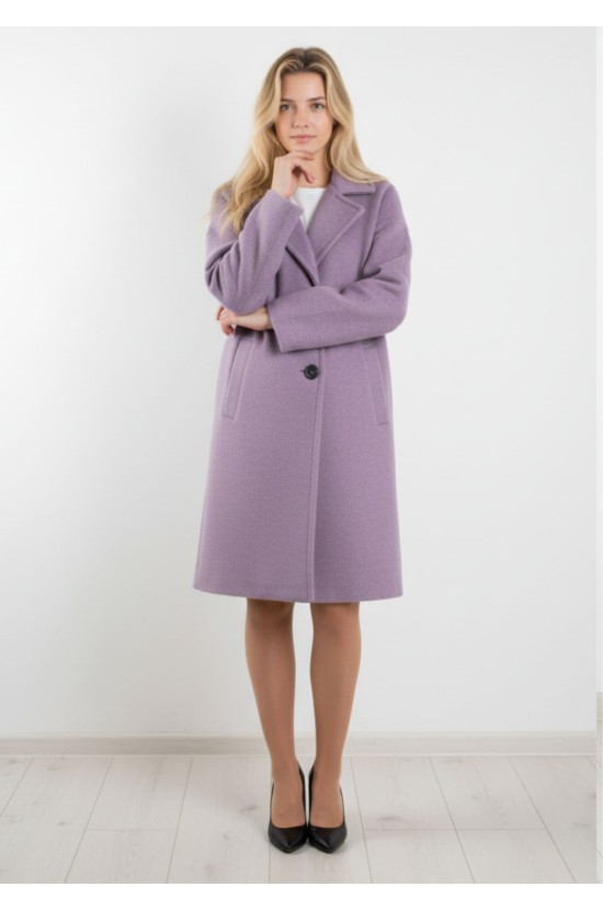 Λιλά Midi Παλτό Λιλά Midi Παλτό