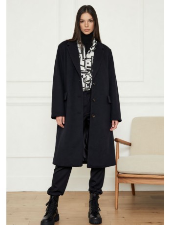 Παλτό Μαύρο Midi