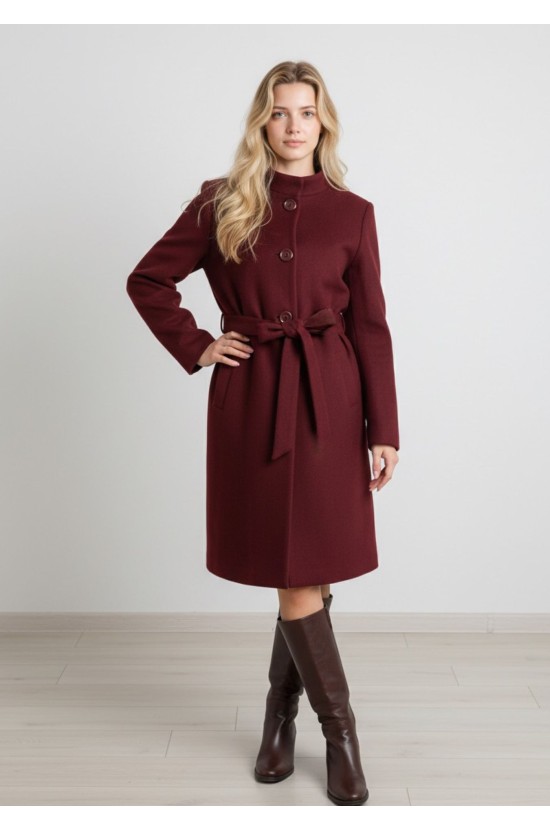 Παλτό Midi Bordeaux Παλτό Midi Bordeaux