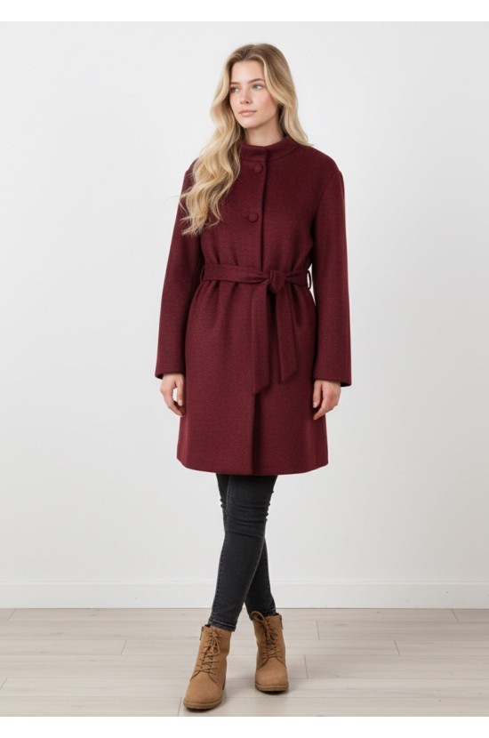 Παλτό Midi Bordeaux Παλτό Midi Bordeaux