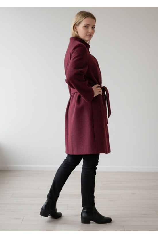 Παλτό Midi Bordeaux Παλτό Midi Bordeaux