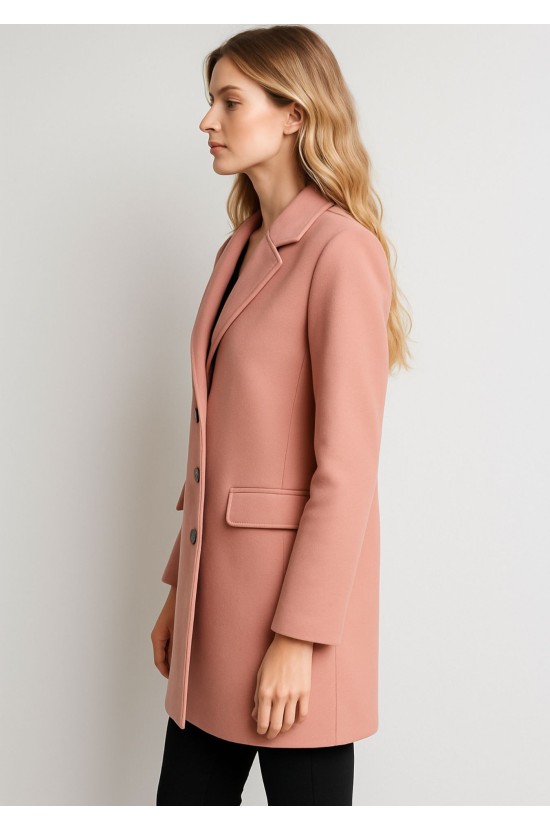 Coat Midi Dusty Pink