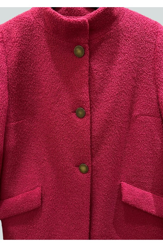 Coat Midi Fuchsia