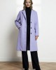 Παλτό Midi Λιλά