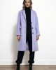 Παλτό Midi Λιλά