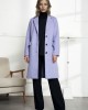 Παλτό Midi Λιλά