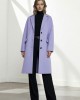 Παλτό Midi Λιλά