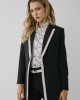 Jacket Black With White Stripe