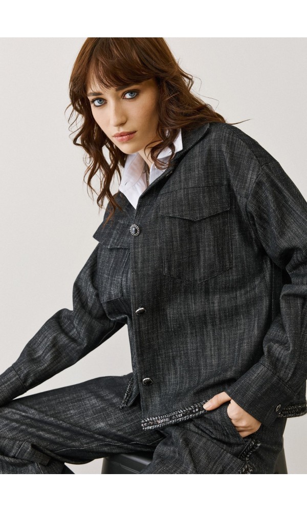 Σακάκι Μαύρο Oversized