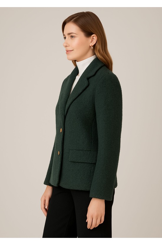 Κυπαρισσί Μπουκλέ Σακάκι Κυπαρισσί Μπουκλέ Σακάκι