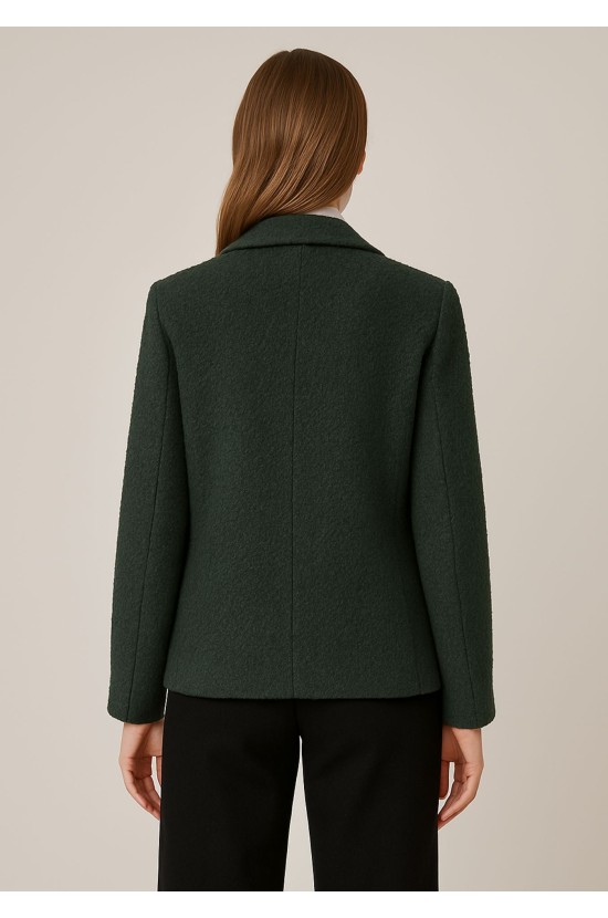 Κυπαρισσί Μπουκλέ Σακάκι Κυπαρισσί Μπουκλέ Σακάκι