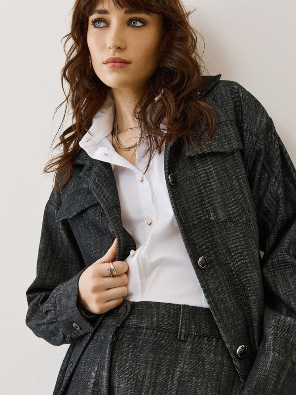 Σακάκι Μαύρο Oversized